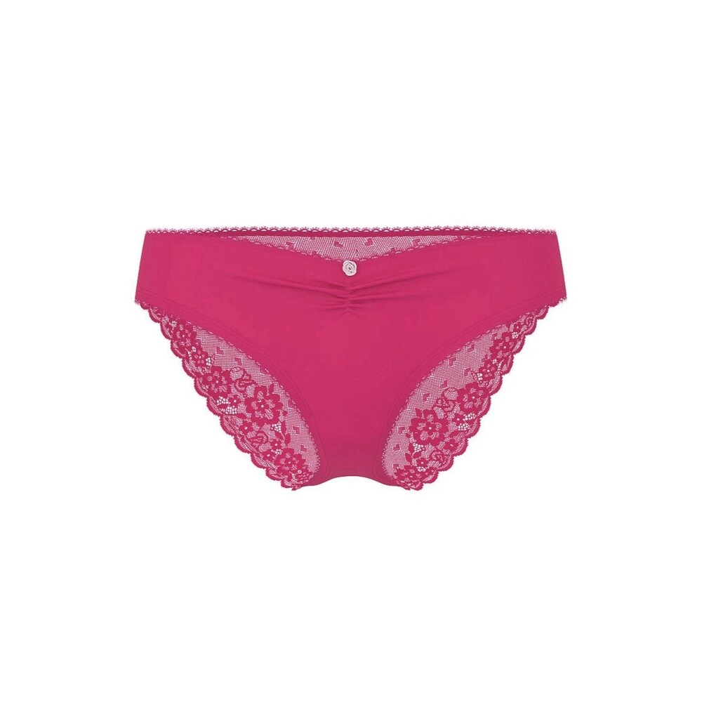 Victoria's Secret Stretch Cotton Heart Lace Hiphugger Panty Sz: S